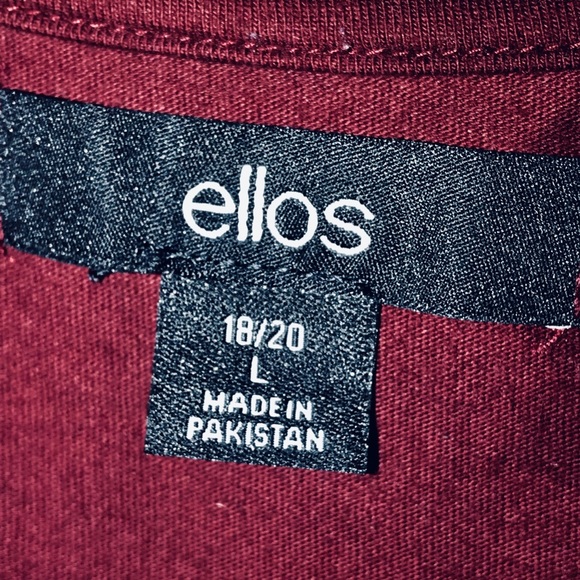 Ellos Deep Burgundy “Keep On Dreaming” Sleep Tank - Picture 5 of 6